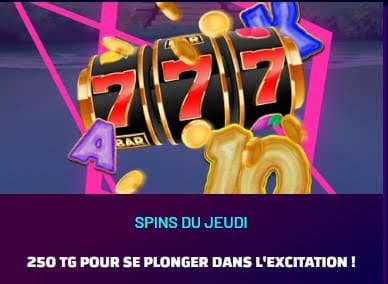 Slots Hammer Casino bonus jeudi